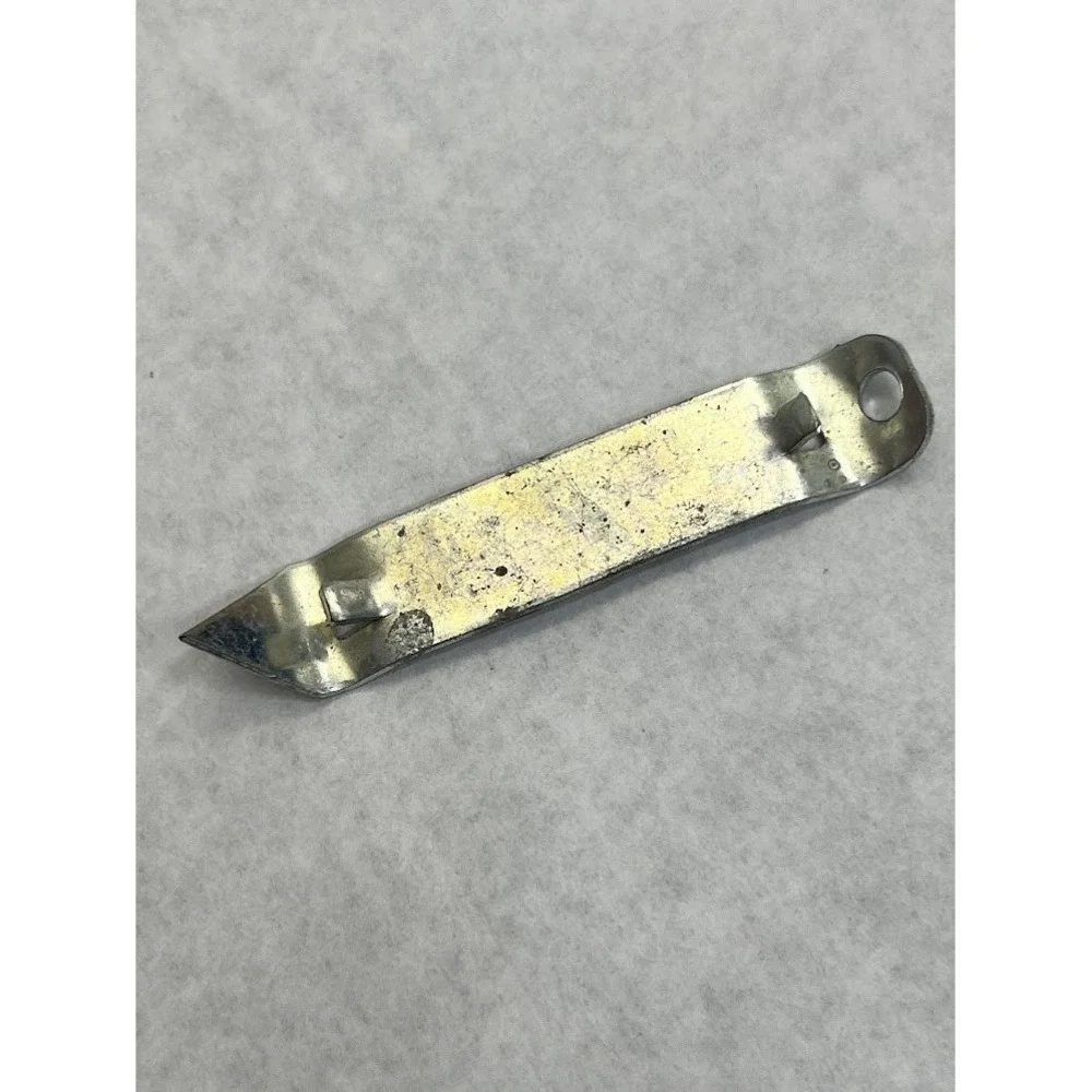 Vintage Coors Original Beer Bottle Opener Church Key Can Punch Silver Metal 4in
